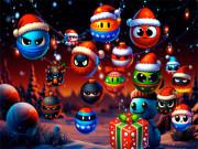 play Christmas Rush : Red And Friend Balls