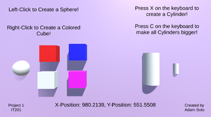 play Project 1 - Shapes, Coordinates, Colors, And Sizes