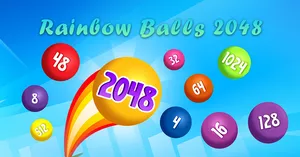 play Rainbow Balls 2048
