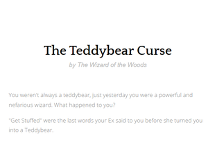 play The Teddybear Curse