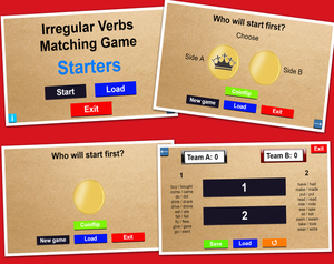 play Starters - Irregular Verbs - Matching Game
