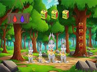 play G2M Rabbit Floral Escape
