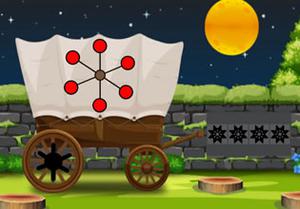 play Forest Blue Wood Cabin Escape