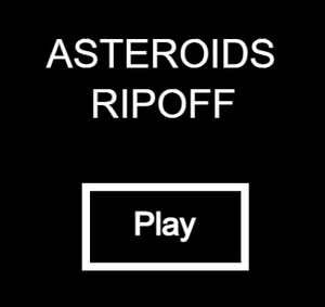 play Asteroids Ripoff
