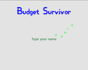 Budget Survivor