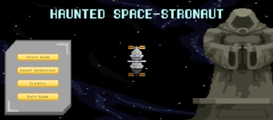 Haunted Space-Stronaut game