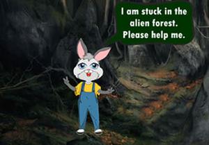 Rabbit Escape From Alien Forest game