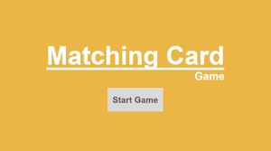 play Matching Card