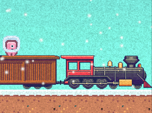 play Freezing Train - Survive The Storm