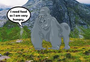 play Help The Hungry Chimpanzee