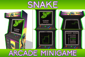 play Snake Arcade Mini Game Demonstration