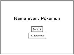 play Name Every Pokemon