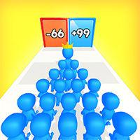 play Stickmen Crowd Fight