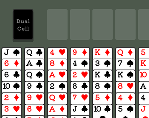 play Dualcell ( Freecell Variant)