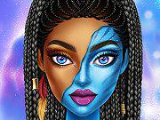 play Blue Girls Makeup