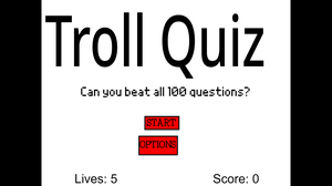 Troll Quiz game