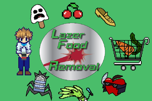 Lazer Food Removal game