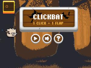 Clickbat - Web game