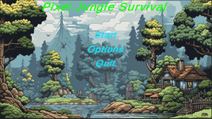 Pixel Jungle Survivor game
