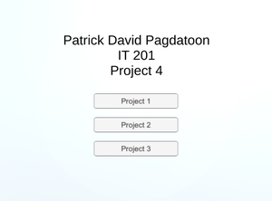 Patrick Pagfdatoon It201 Project 4 game