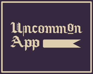 Uncommon App game