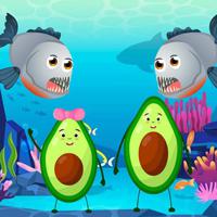 Big-Avocado Fruit Pair Escape game