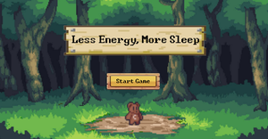 play Less Energy, More Sleep