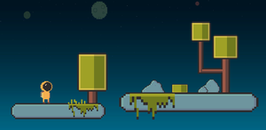 play 2D Space Inf Platformer Browser Ver