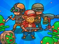 Tower Train - Zombie Defense 2D game