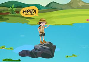 Little Boy Pond Escape game