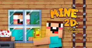 play Mine 2D Survival Herobrine