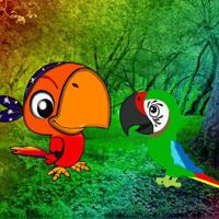 Colorful-Jungle-Birds-Escape game
