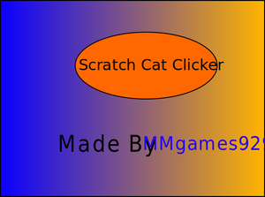 Scratch Cat Clicker game