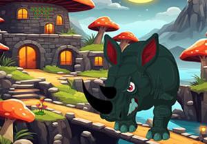 play Injured Rhinoceros Escape