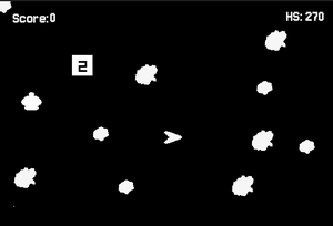 Asteroids game