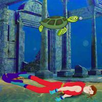 Save Underwater Explorer Boy