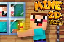 play Mine 2D Survival Herobrine