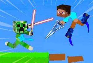 play Battle Of The Minecraft Ragdolls