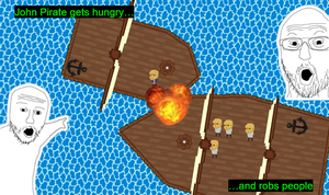play John Pirate Gets Hungry And Violently Robs Innocent People