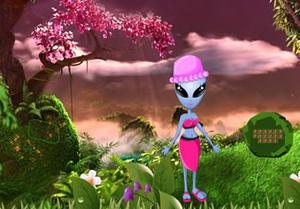 play Escape Of Extraterrestrial Girl Escape