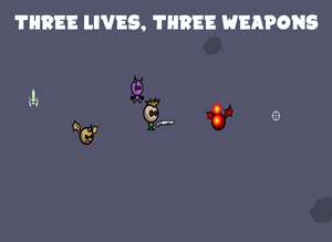 play Three Lives, Three Weapons