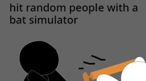 Hit Random People With A Bat Simulator game