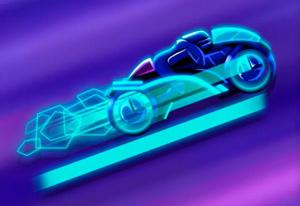 play Neon Rider 2D