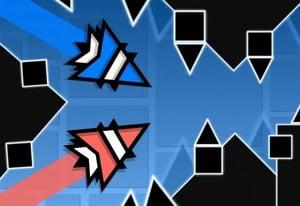play Geometry Dash Double Wave