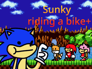 play Sunky Riding A Bike+ (Classic)