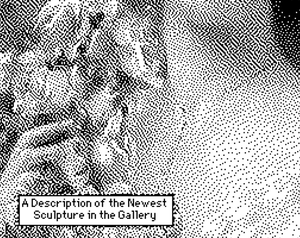 play A Description Of The Newest Sculpture In The Gallery