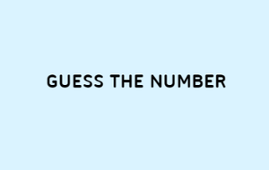 play Guess The Number!