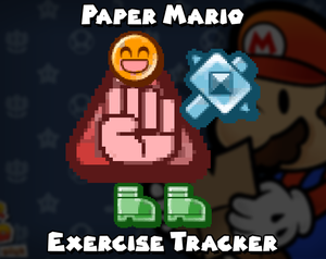 play Paper Mario Exercise Tracker
