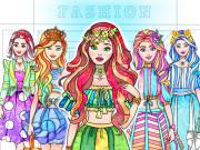 play Girl Coloring Dress Up