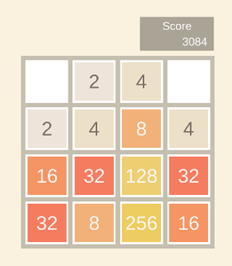 play 2048-Clone